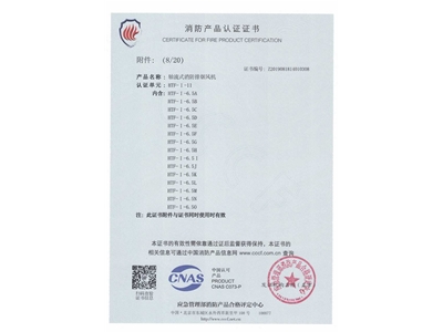 軸（zhóu）流式消防排（pái）煙風機HTF-I-11