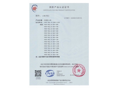 排煙防火閥3C證書  2500x1250-41