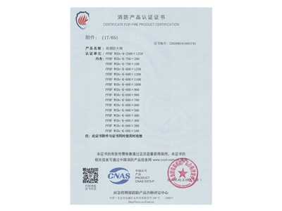 排煙防火閥3C證書  2500x1250-18